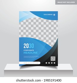 A4 Corporate business book cover flyer design
