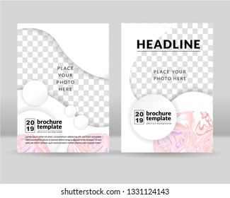 A4 cover design template - Shutterstock ID 1331124143