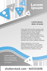 A4 cover template / design, 210*297. EPS10, CMYK.