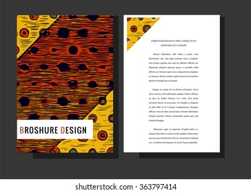 a4 employment folder advertisement design plan vector pattern in a4 size with stylish hipster background a4 path star abstract background scene modern empty contract back fancy imprint art concept cre