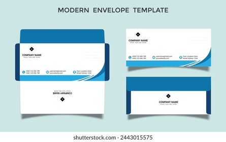 a4 Envelope templates design for corporate company