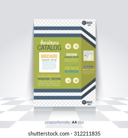 A4 Flyer, Brochure. Cover Template, Corporate Leaflet Design Template 