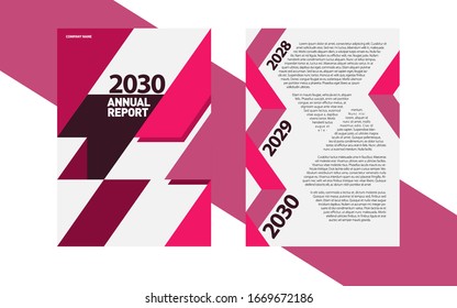 a4 flyer brochure template front pages