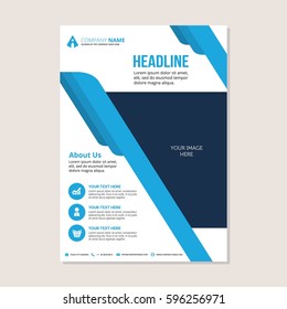 A4 Flyer Business Design Vector