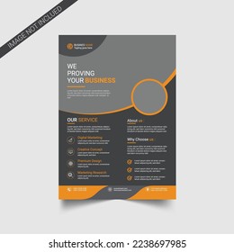 A4 Flyer Corporate Template Design