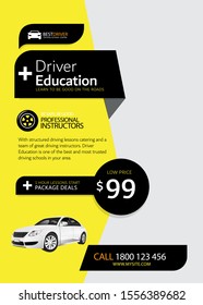 A4 Flyer for Driving School