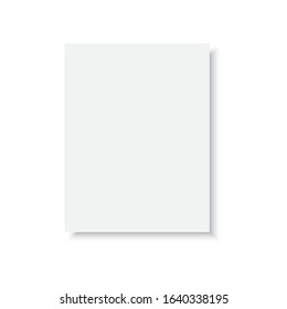 A4 Flyer Paper Mock-up Design. Vector.