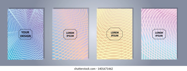 A4 format colorful gradient modern cover design. Geometric shapes and lines. Background for banner, flyer, business card, poster, wallpaper, brochure