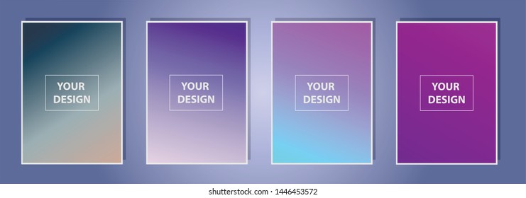 A4 format colorful gradient modern cover design. Background for banner, flyer, business card, poster, wallpaper, brochure