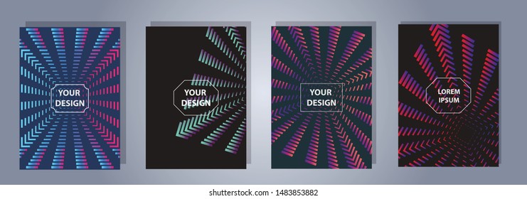 A4 format colorful gradient modern cover design. Geometric shapes and lines. Background for banner, flyer, business card, poster, wallpaper, brochure