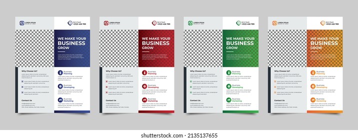 Folleto o folleto en formato A4 para el diseño abstracto de vectores de publicidad empresarial, informe anual o folleto moderno, portada o presentación estilo de moda corporativo.