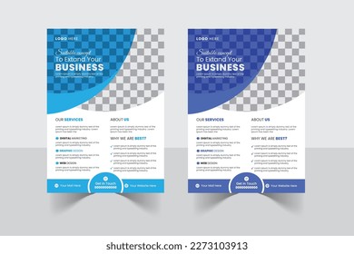 A4 format flyer for corporate business advertising vector abstract design, annual report or modern leaflet, cover or presentation corporate trendy style