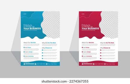 Volante en formato A4 para el diseño abstracto de vectores de publicidad empresarial, 
informe anual o folleto moderno, portada o presentación estilo de moda corporativo.