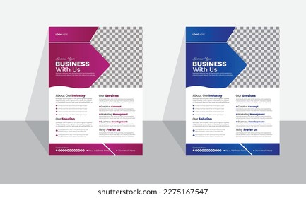 Volante en formato A4 para el diseño abstracto de vectores de publicidad empresarial, 
informe anual o folleto moderno, portada o presentación estilo de moda corporativo.