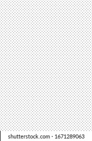 A4 format seamless vector design concept with black dotted structure pattern illustration. Can be used for backdrop, wallpaper, pattern, background. Dot size is 10 pixels. 
