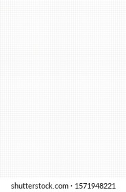 A4 format vector mock-up illustration made in proportional size. Editable strockes. Lines are not expanded.