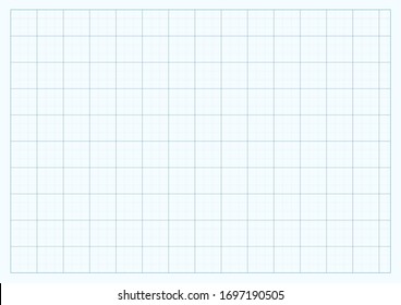 A4 format vector squared design concept with blue lines structure pattern illustration. Editable lines of checkered field. Horizontal oriented pattern background made in proportional size.