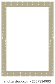 A4 frame of abstract vector pattern with doodle lines. Doodle vector illustration for your current modern designs.