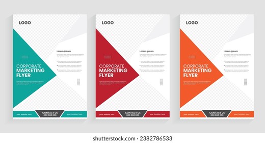 A4 Front page booklet cover vector graphic art template. Easily editable with EPS-10 file. corporate branding annual report, brochure, company profile layout