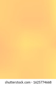 A4 golden gradient. vetor blurred texture. Metallic luxury illustration. Shine yellow template