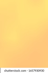 A4 golden gradient. vetor blurred texture. Metallic luxury illustration. Shine yellow template