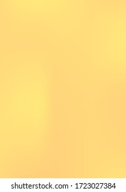 A4 golden gradient. vetor blurred texture. Metallic luxury illustration. Shine yellow template