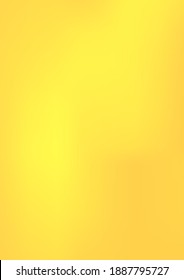 A4 golden gradient. vetor blurred texture. Metallic luxury illustration. Shine yellow template