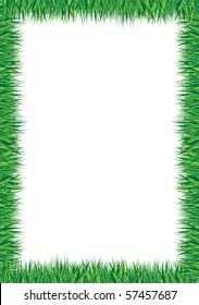 A4 Grass Paper Border Stock Vector (Royalty Free) 57457687 | Shutterstock