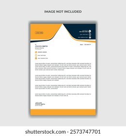 A4 Letterhead Template or unique ideal letterhead design
