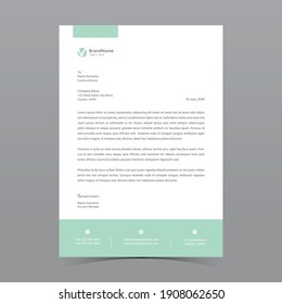 A4 Letterhead Template Vector Design