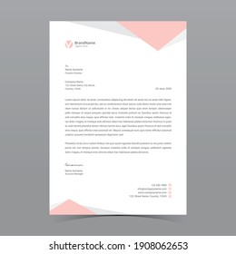 A4 Letterhead Template Vector Design