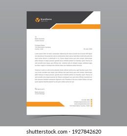 A4 Letterhead Template Vector Design