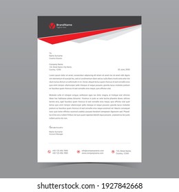 A4 Letterhead Template Vector Design