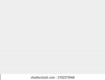 A4 lined format vector template horizontal illustration made in proportional size. Editable strockes. Lines are not expanded. Horizontal orientation.