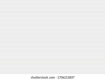 A4 lined format vector template horizontal illustration made in proportional size. Editable strockes. Lines are not expanded. Horizontal orientation.