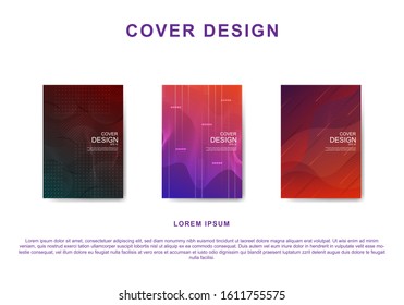 A4 minimal cover design. With abstract geometric modern design. For book, brochure, poster, magazine, catalog etc. Eps 10 vector illustration