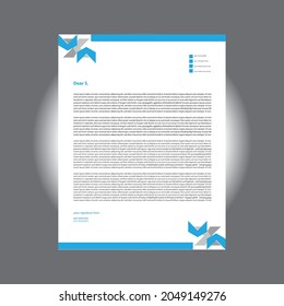 A4 Modern letterhead template design here