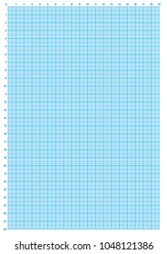 A4 Multi color Millimeter paper. Portrait or Landscape. Incl. centimeter measurement units.