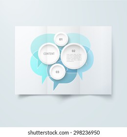 A4 Page Concept Design For Your Futuristic Style Brochure
