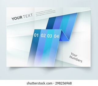 A4 Page Concept Design For Your Futuristic Style Brochure