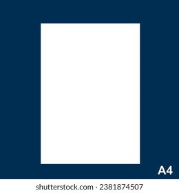 a4 paper blank notebook template