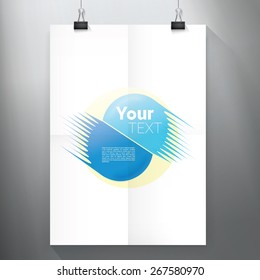 A4 Paper Page Concept Graphics For Your Title