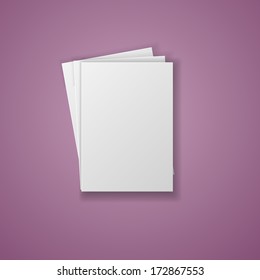 A4 Paper Sheet isolated. Vector