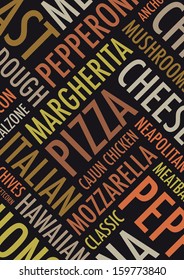 an a4 pizza background