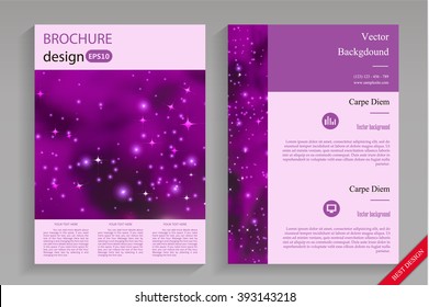 A4, professional brochure template.Professional brochure template is ideal for ideal for photography, design, art or fashion projects.