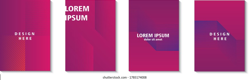 A4 Purple cover book for you're business