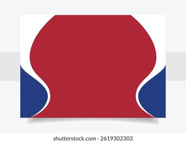 a4 sheet background for text layout with red blue and white color elements	