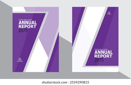 A4 size book cover template for annual report, magazine, booklet, proposal, portfolio, brochure, poster vector illustration 