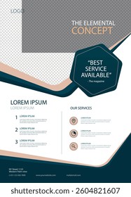 A4 size book cover template for annual report, magazine, booklet, proposal, portfolio, brochure, poster