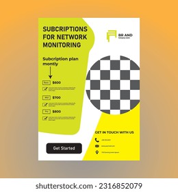 A4 size busines flyer its use to grow your business,office work,creative business idea .